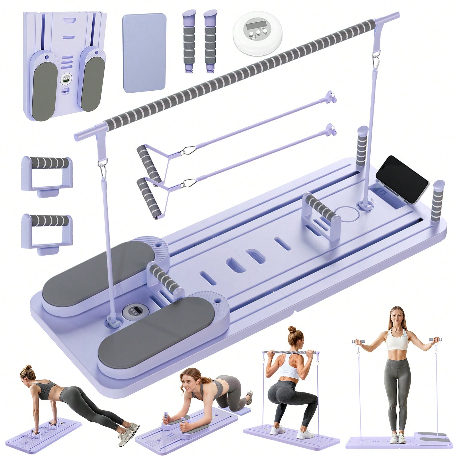 Phone Holder - Barlı Pilates Reformer, Telefon Tutuculu Pilates