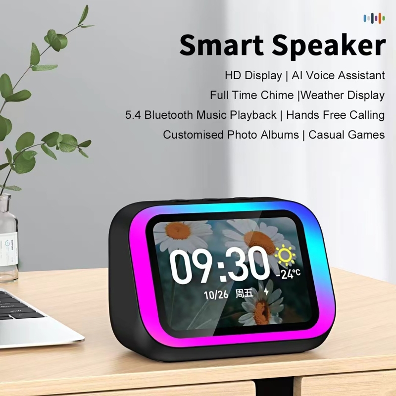 Power Bank - AI Sesli Asistan Bluetooth Hoparlör RGB