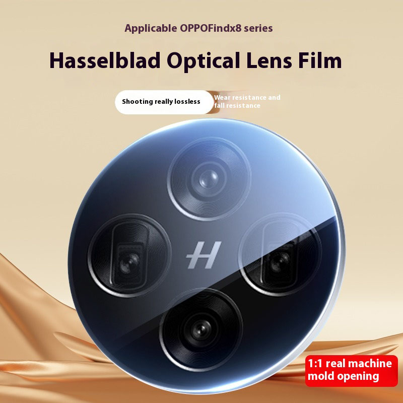 Oppo Find X8 - 3D Arka Kamera lens camı Kapak