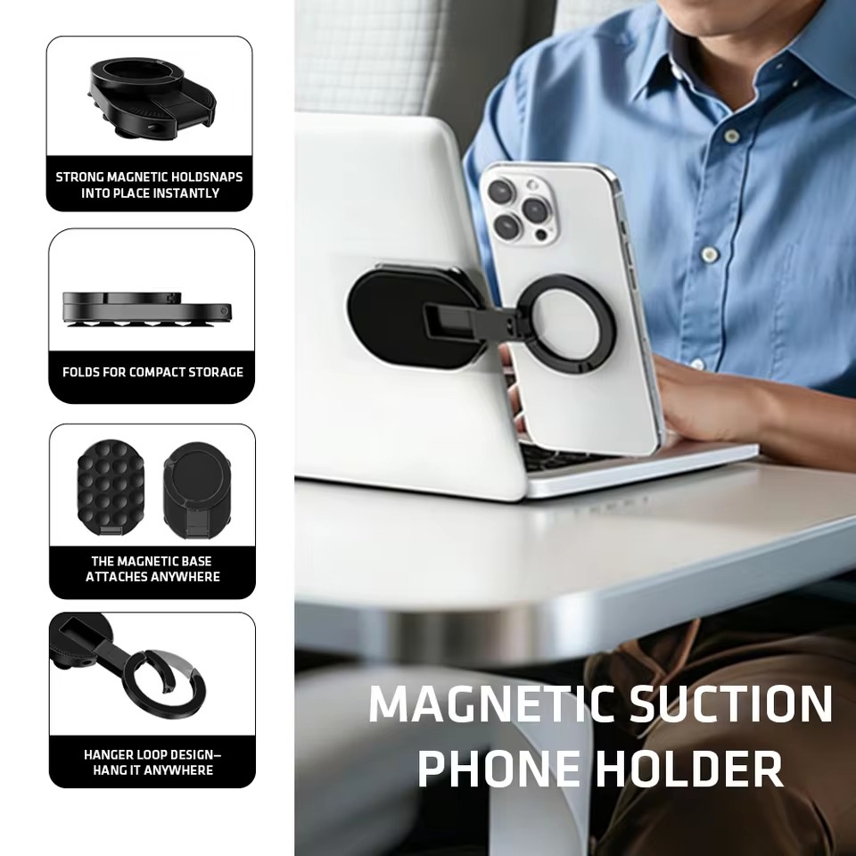 Phone Holder - MA39 Manyetik Katlanabilir Telefon Standı Evrensel