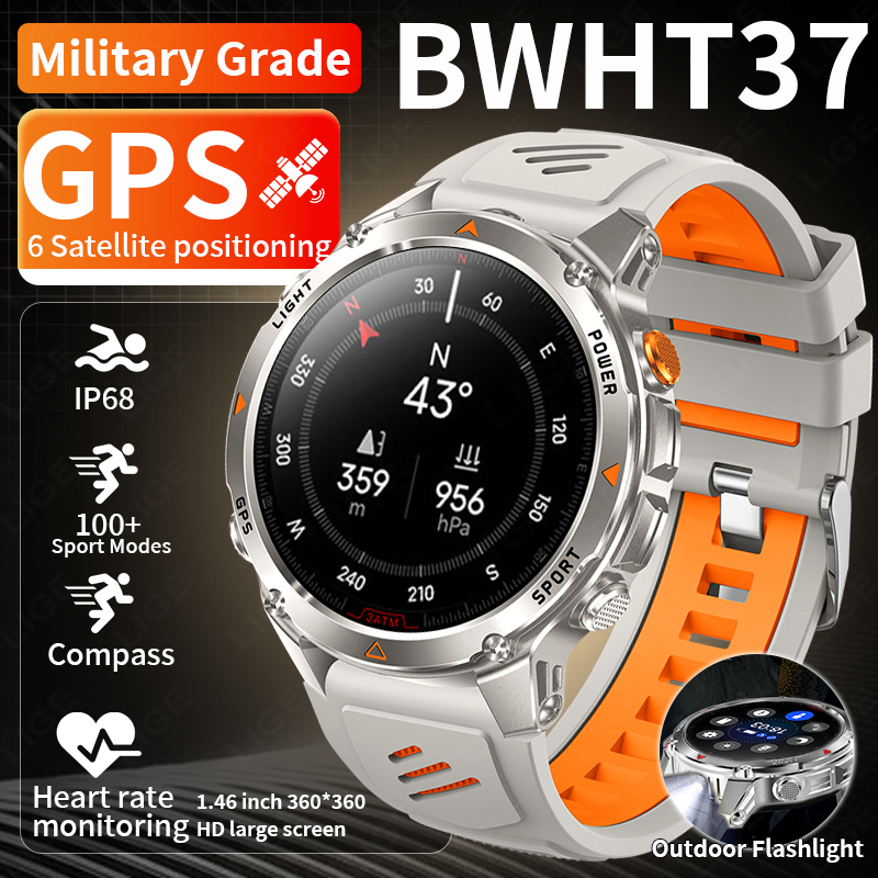 Smart Watch - LIGE Sağlam GPS Takip Akıllı Saat