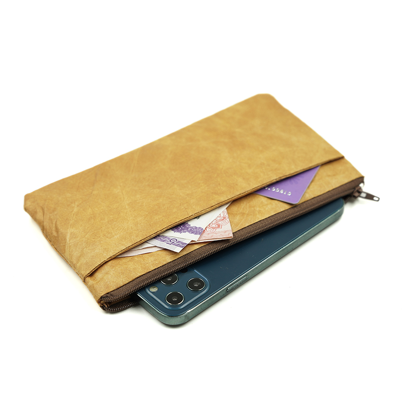 Power Bank - Fermuarlı Ultra İnce Fiber Kağıt Kılıf
