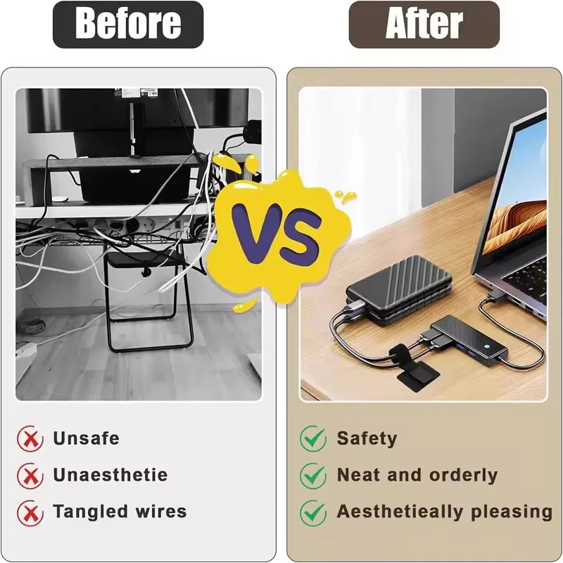 4-40 Adetlik Kablo Düzenleme S - Cable Organizer incelemesi ve fiyatı
