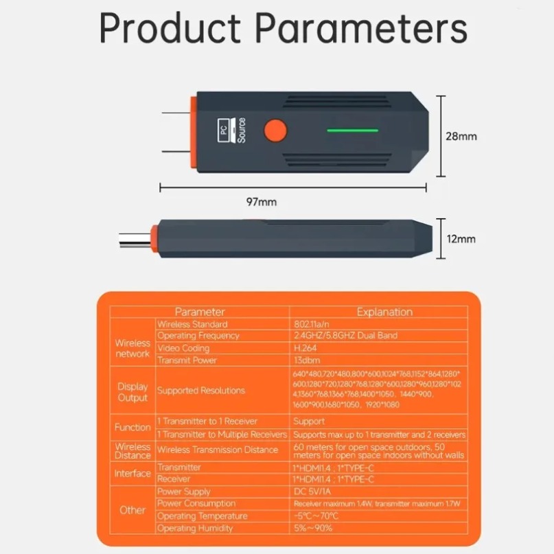 50M Kablosuz İletim Video Veri - Hdmi Adapter incelemesi ve fiyatı